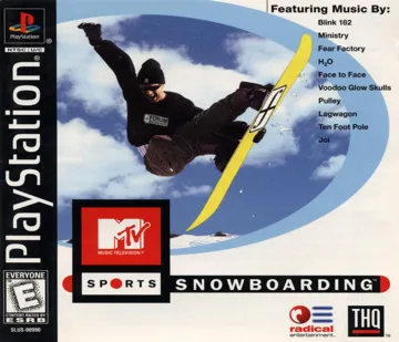 MTV Sports - Snowboarding (US) box cover front